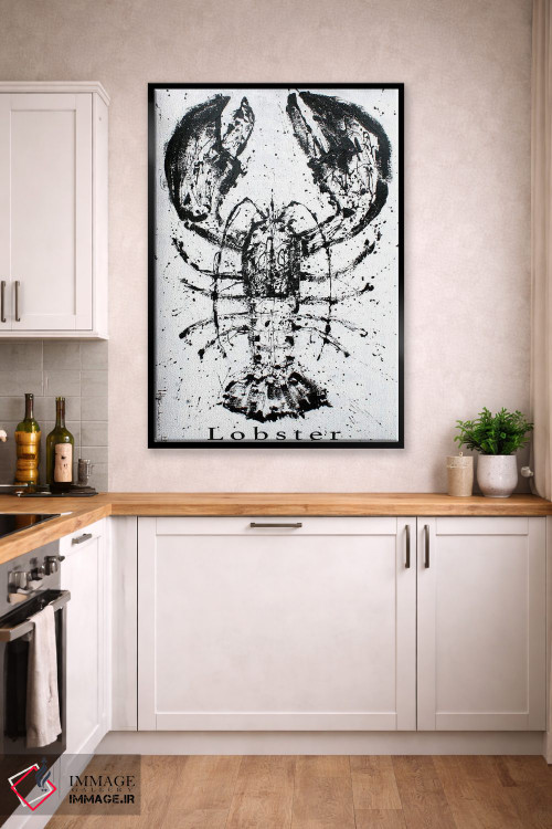 تابلو دکوراتیو خرچنگ سیاه اثر استودیو پینت-اینگ - D3B