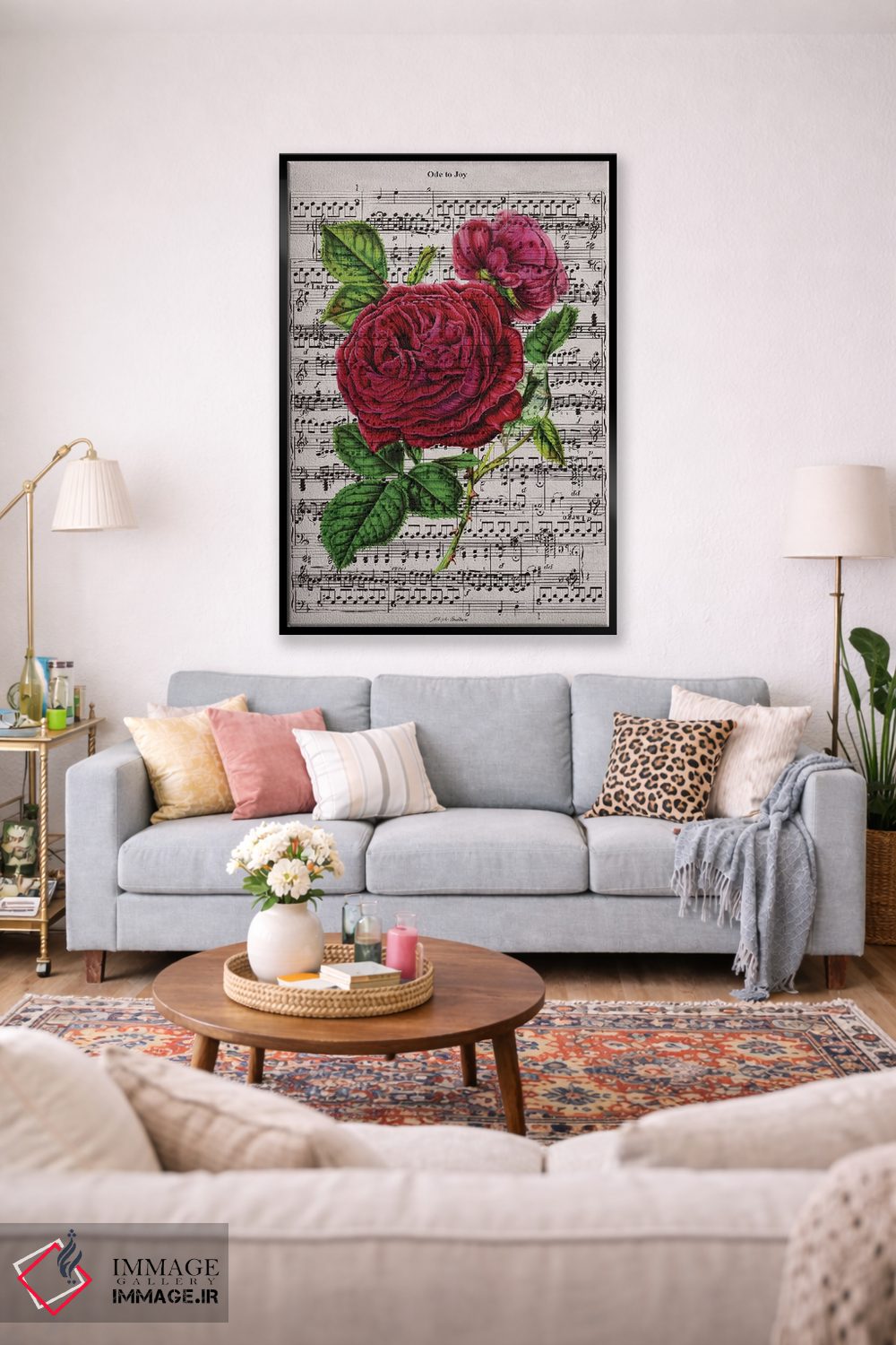 تابلو دکوراتیو سرود شادی اثر فایو بای فایو کالکتیو - D2B