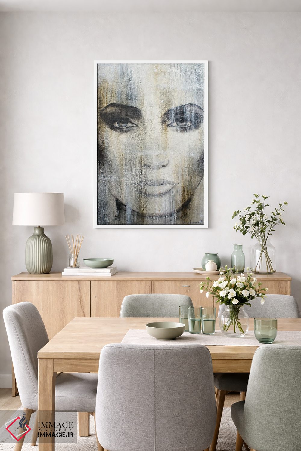 تابلو دکوراتیو مستقیما از درون من اثر استودیو پینت-اینگ - D5W