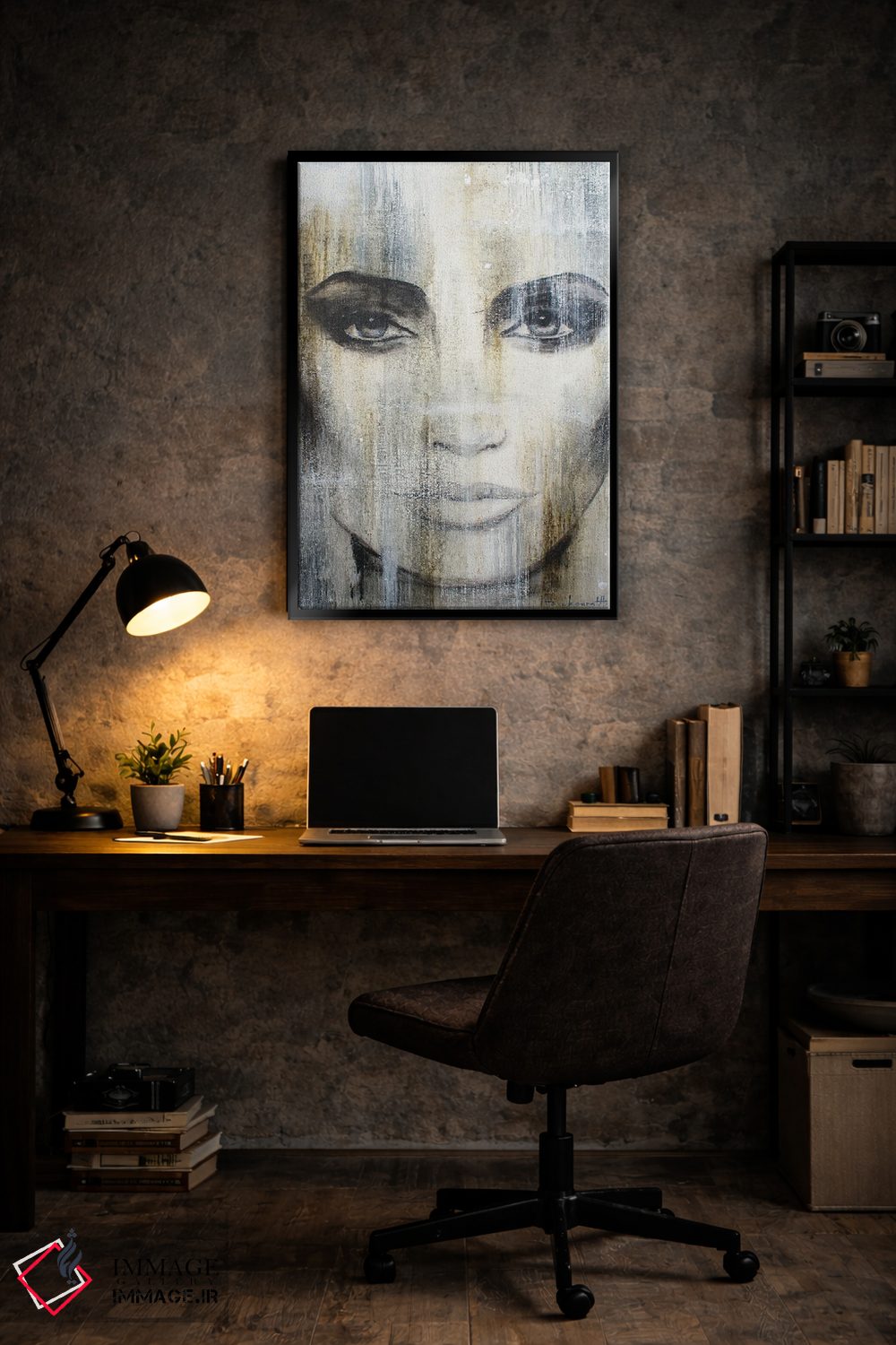 تابلو دکوراتیو مستقیما از درون من اثر استودیو پینت-اینگ - D6B