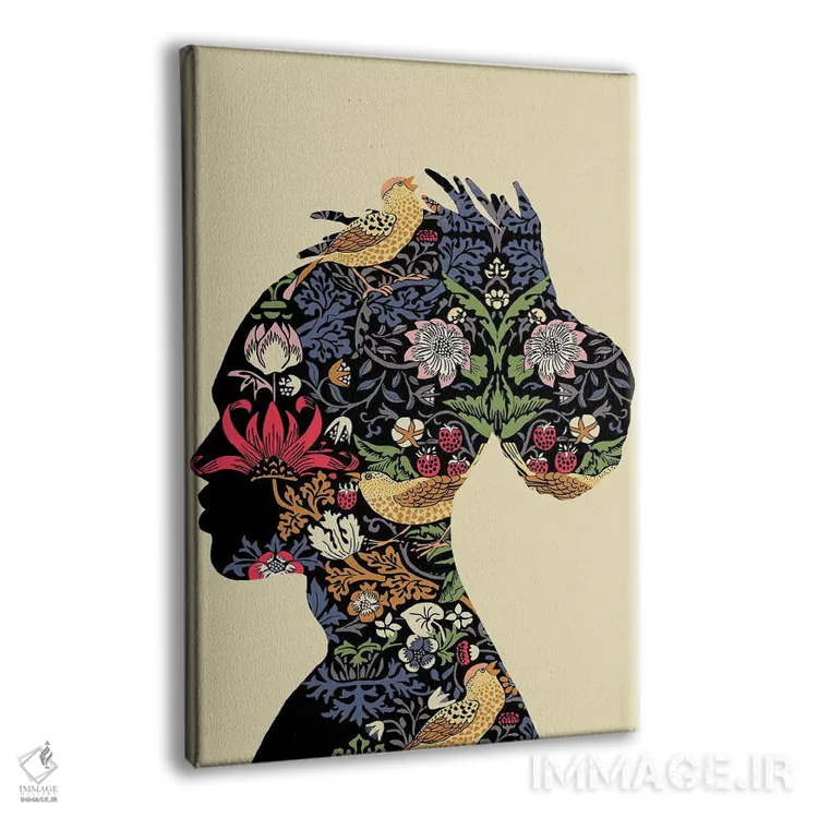 تابلو مدرن مرد آفریقایی تبار اثر یوانا هوروات - نمای پرسپکتیو محصول