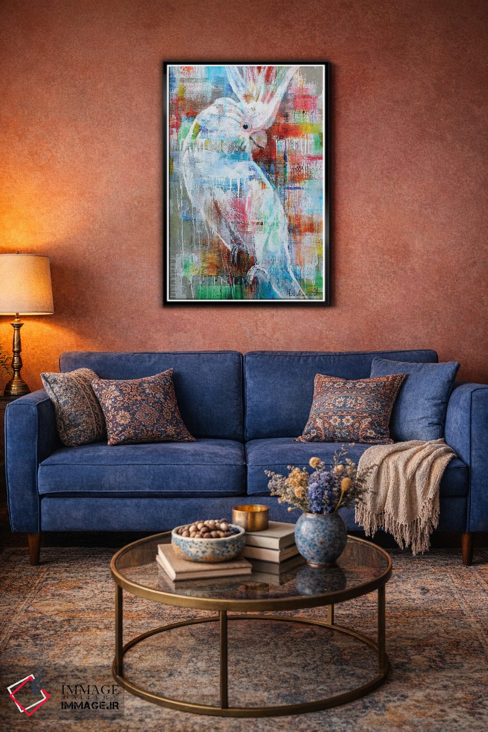 تابلو دکوراتیو پرنده بهشتی اثر استودیو پینت-اینگ - D4B