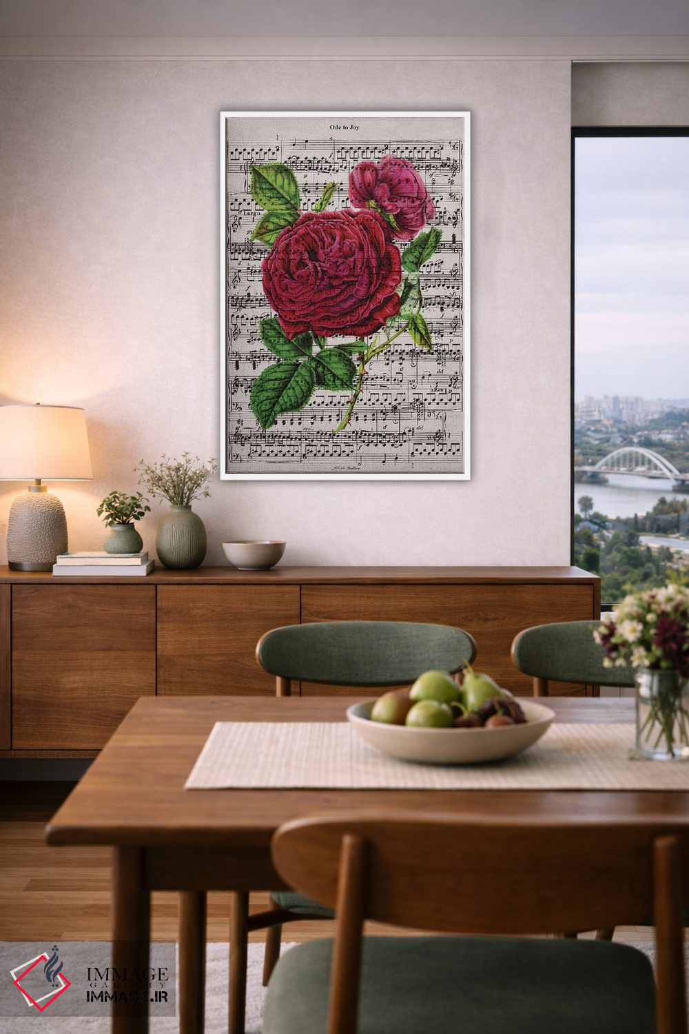 تابلو دکوراتیو سرود شادی اثر فایو بای فایو کالکتیو - D6W