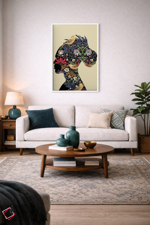 تابلو مدرن مرد آفریقایی تبار اثر یوانا هوروات - D2W