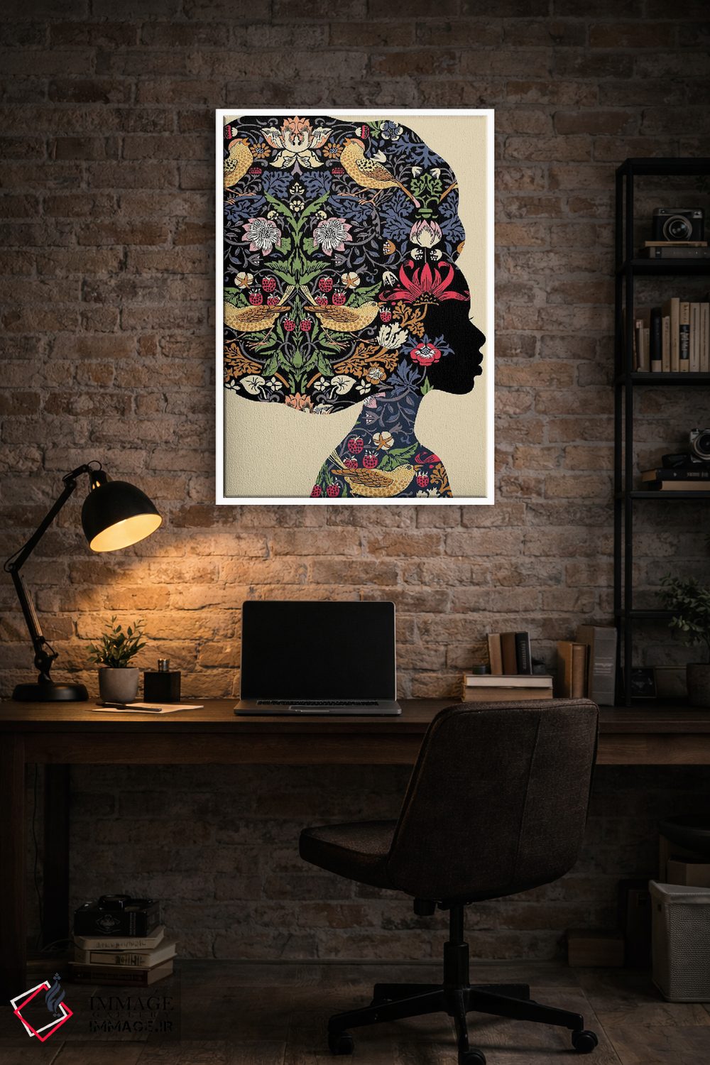 تابلو مدرن زن آفریقایی تبار اثر یوانا هوروات - D3W
