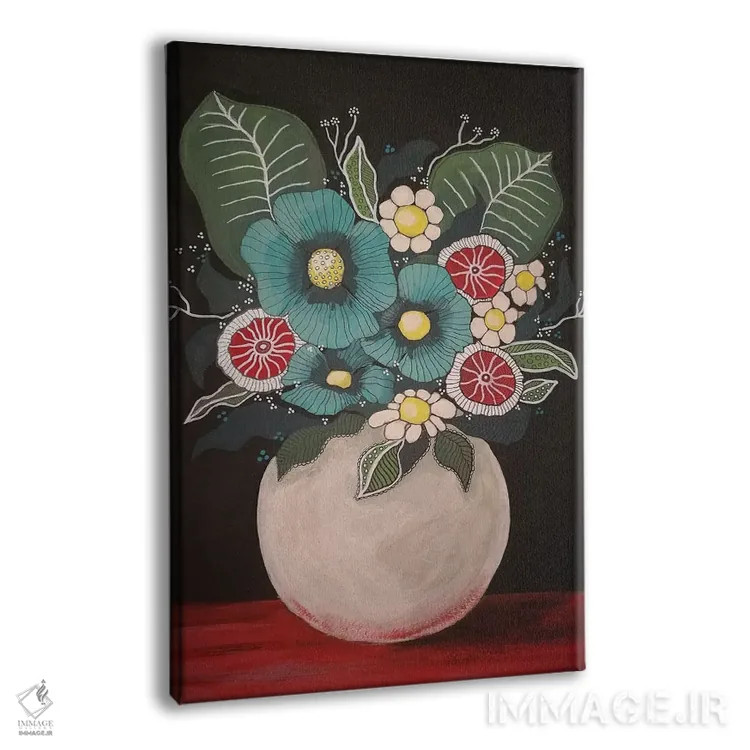 تابلو دکوراتیو گل ها ۲ اثر ایرینا پاندوا - نمای پرسپکتیو محصول