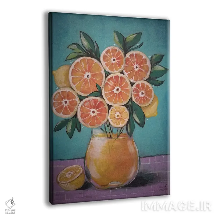 تابلو دکوراتیو آبمیوه اثر ایرینا پاندوا - نمای پرسپکتیو محصول