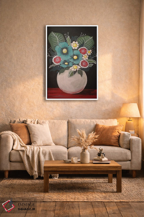 تابلو دکوراتیو گل ها ۲ اثر ایرینا پاندوا - D3W