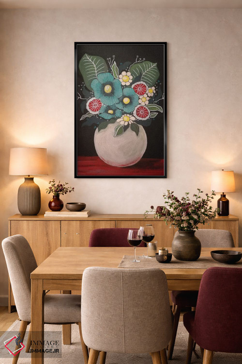 تابلو دکوراتیو گل ها ۲ اثر ایرینا پاندوا - D4B