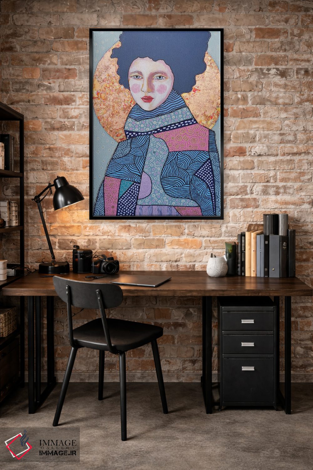 تابلو دکوراتیو خورشید زمستانی اثر ایرینا پاندوا - D5B