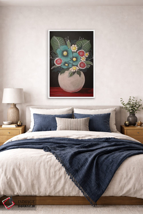 تابلو دکوراتیو گل ها ۲ اثر ایرینا پاندوا - D5W