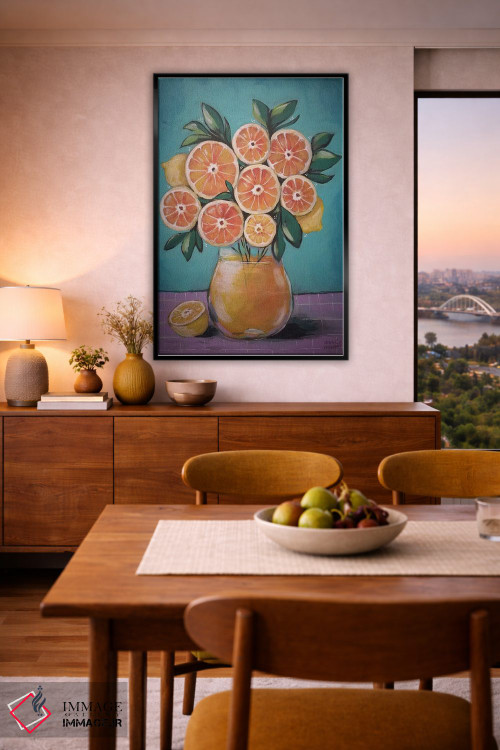 تابلو دکوراتیو آبمیوه اثر ایرینا پاندوا - D6B