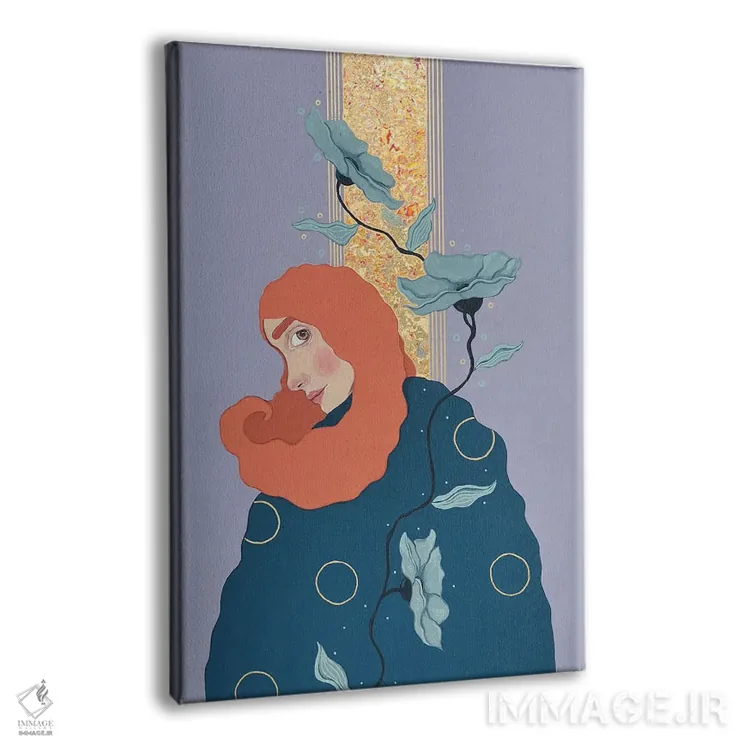 تابلو دکوراتیو آخرین نگاه اثر ایرینا پاندوا - نمای پرسپکتیو محصول