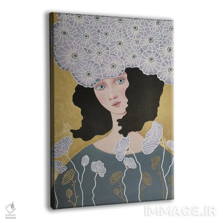 تابلو دکوراتیو ورونیکا اثر ایرینا پاندوا - نمای پرسپکتیو محصول