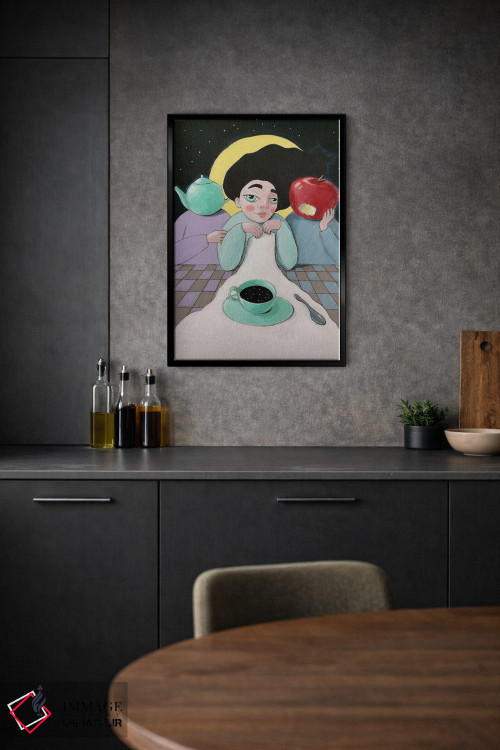 تابلو دکوراتیو چای عصرگاهی اثر ایرینا پاندوا - D1B