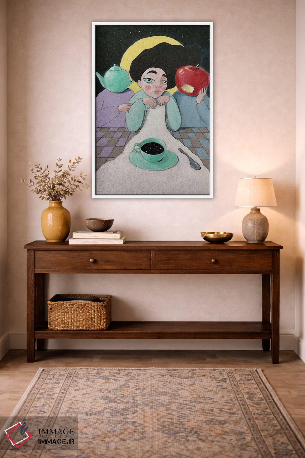 تابلو دکوراتیو چای عصرگاهی اثر ایرینا پاندوا - D2W