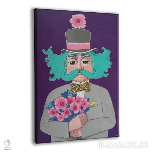 تابلو دکوراتیو رمانتیک مسن اثر ایرینا پاندوا - نمای پرسپکتیو محصول