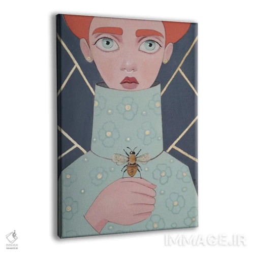 تابلو دکوراتیو زنبور اثر ایرینا پاندوا - نمای پرسپکتیو محصول