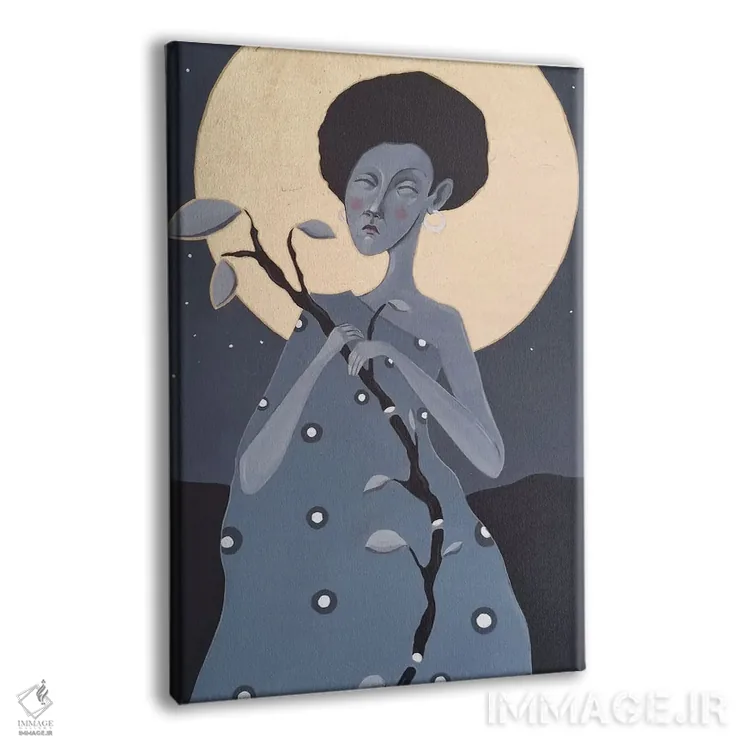 تابلو دکوراتیو مادر شب ۲ اثر ایرینا پاندوا - نمای پرسپکتیو محصول