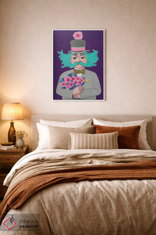 تابلو دکوراتیو رمانتیک مسن اثر ایرینا پاندوا - D4W