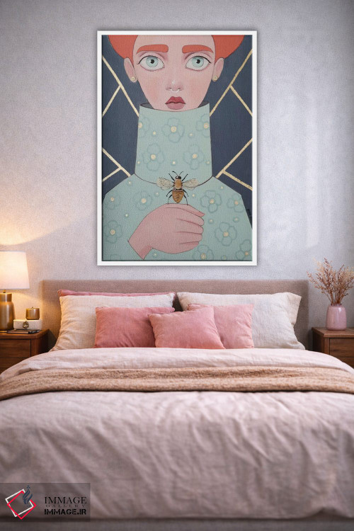 تابلو دکوراتیو زنبور اثر ایرینا پاندوا - D1W