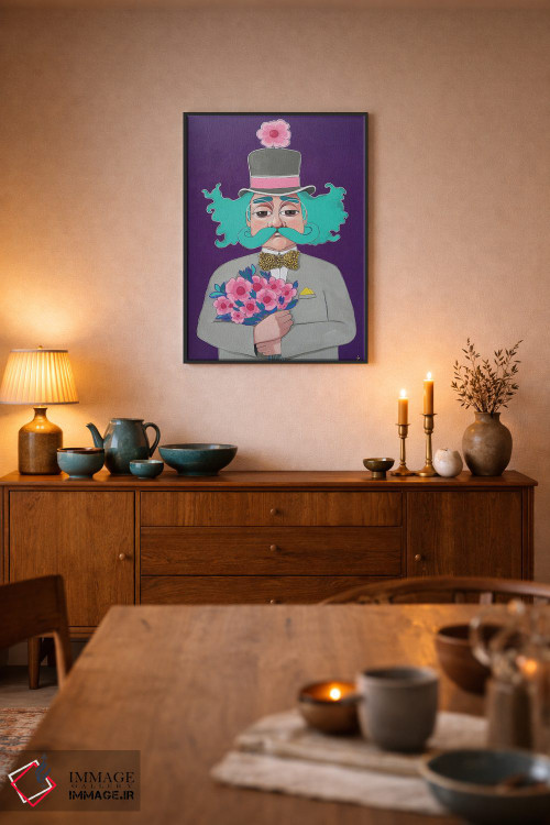 تابلو دکوراتیو رمانتیک مسن اثر ایرینا پاندوا - D6B