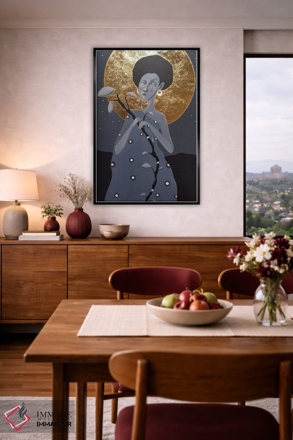 تابلو دکوراتیو مادر شب اثر ایرینا پاندوا - D6B