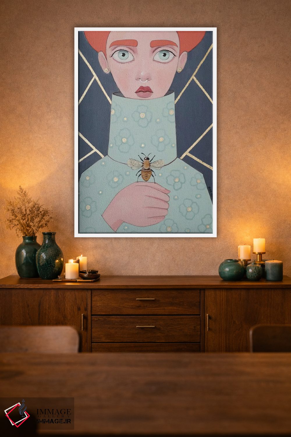 تابلو دکوراتیو زنبور اثر ایرینا پاندوا - D2W