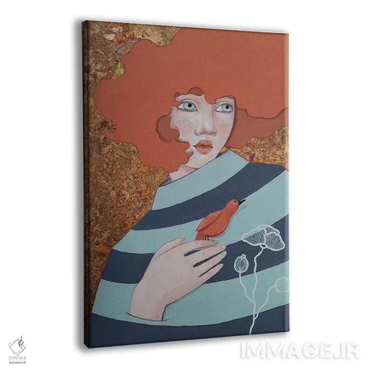 تابلو دکوراتیو ماشا اثر ایرینا پاندوا - نمای پرسپکتیو محصول