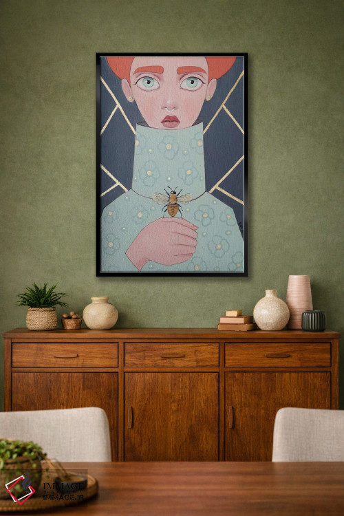 تابلو دکوراتیو زنبور اثر ایرینا پاندوا - D4B