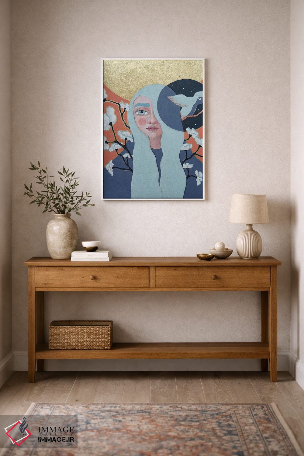 تابلو دکوراتیو پرواز شبانه اثر ایرینا پاندوا - D1W