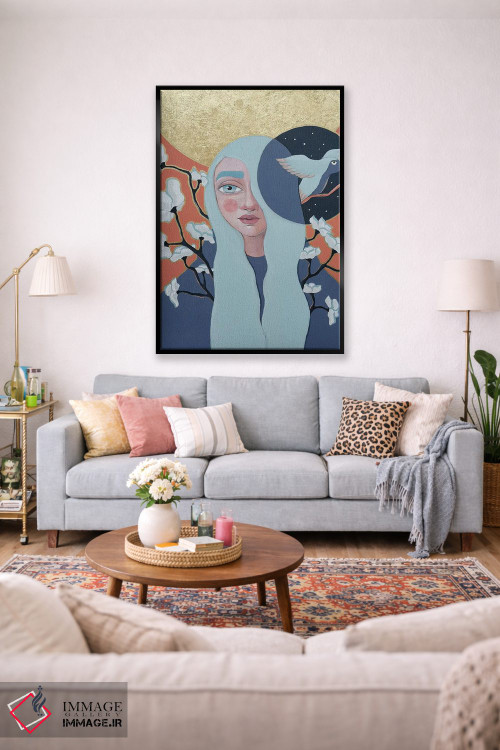 تابلو دکوراتیو پرواز شبانه اثر ایرینا پاندوا - D2B