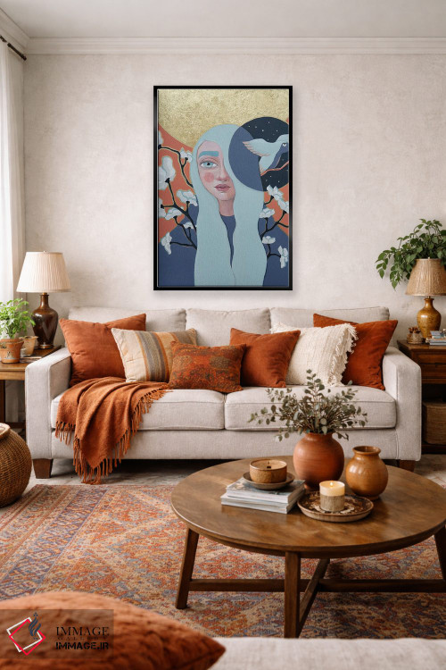 تابلو دکوراتیو پرواز شبانه اثر ایرینا پاندوا - D4B