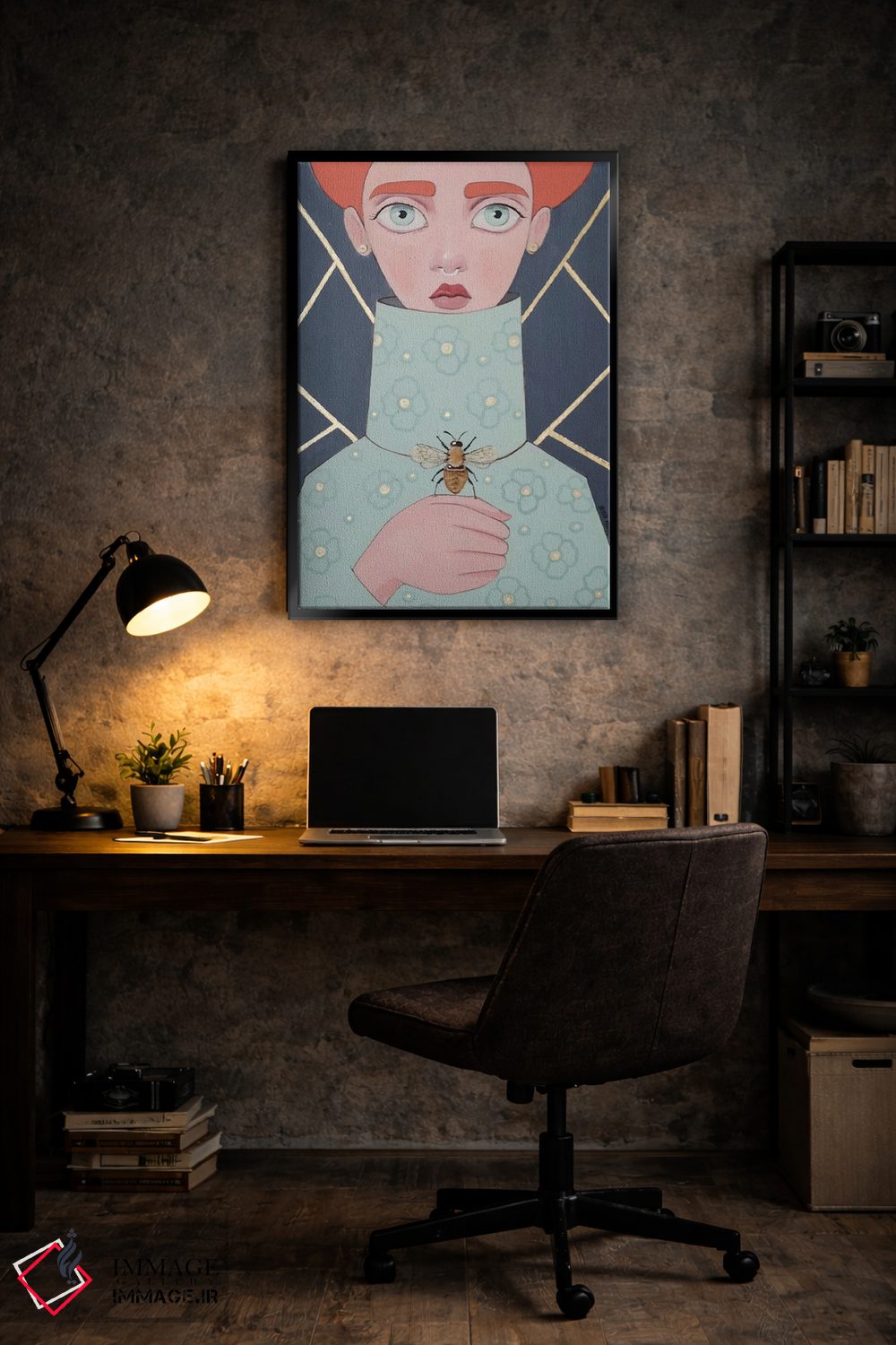 تابلو دکوراتیو زنبور اثر ایرینا پاندوا - D6B