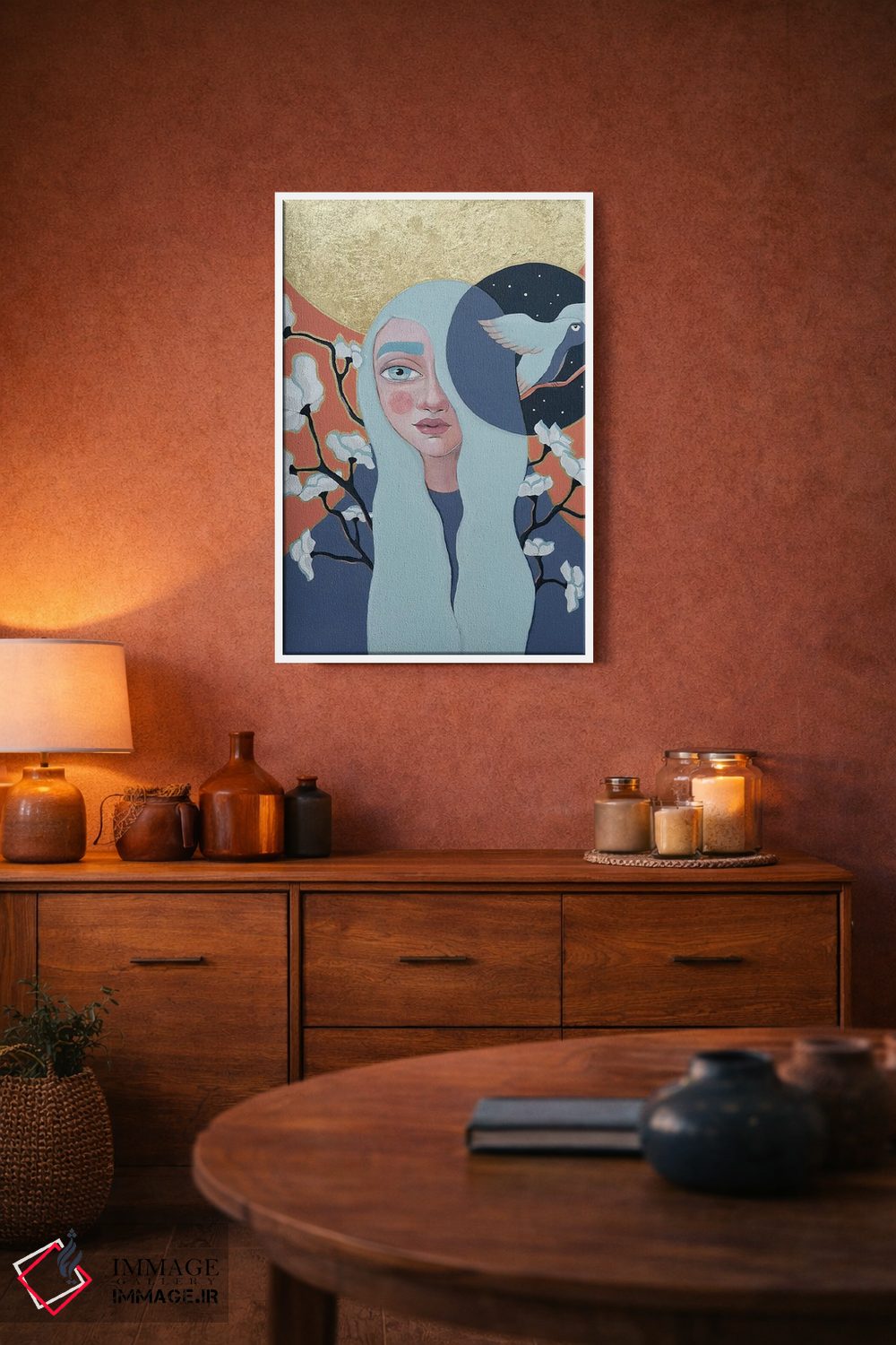 تابلو دکوراتیو پرواز شبانه اثر ایرینا پاندوا - D3W
