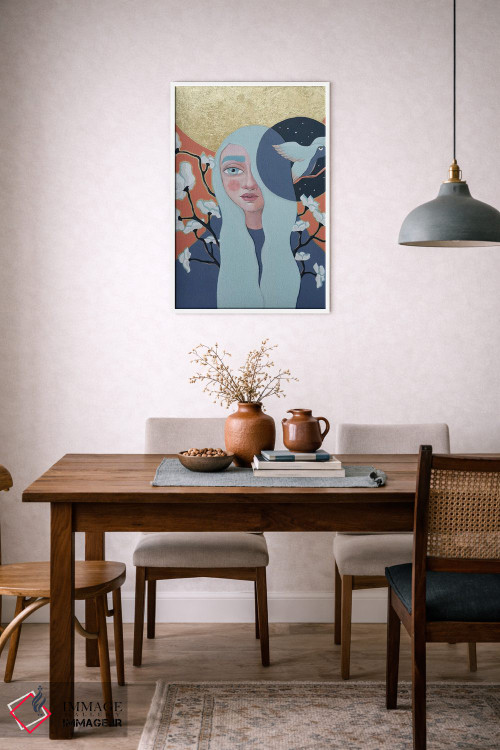 تابلو دکوراتیو پرواز شبانه اثر ایرینا پاندوا - D6W