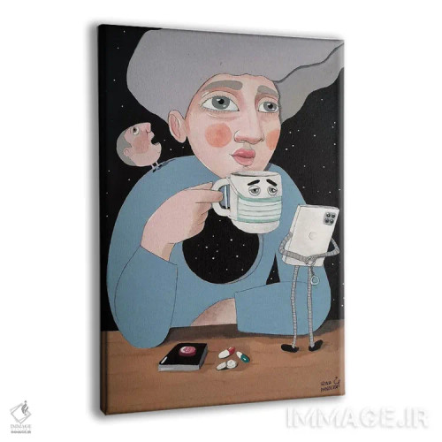 تابلو دکوراتیو خلا اثر ایرینا پاندوا - نمای پرسپکتیو محصول