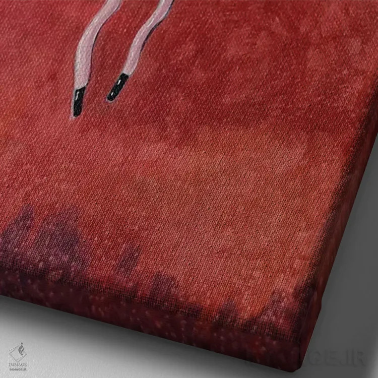 تابلو دکوراتیو سفر دریایی اثر ایرینا پاندوا - نمای نزدیک بافت بوم