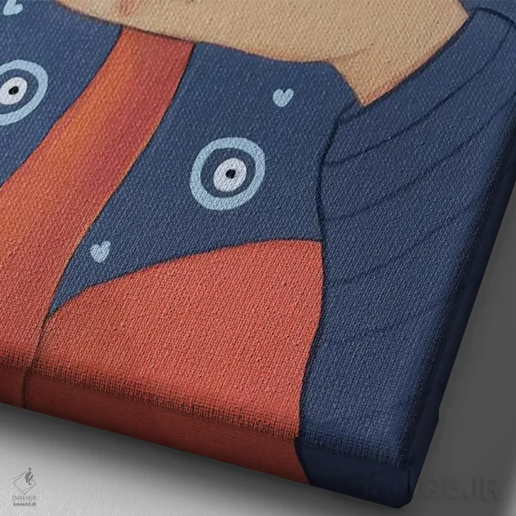 تابلو دکوراتیو فلامینگو اثر ایرینا پاندوا - نمای نزدیک بافت بوم