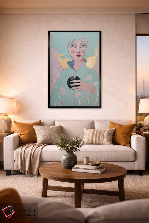 تابلو دکوراتیو زمین اثر ایرینا پاندوا - D1B