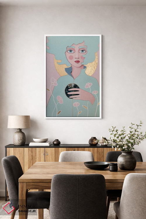 تابلو دکوراتیو زمین اثر ایرینا پاندوا - D2W