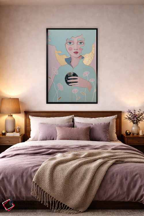 تابلو دکوراتیو زمین اثر ایرینا پاندوا - D3B