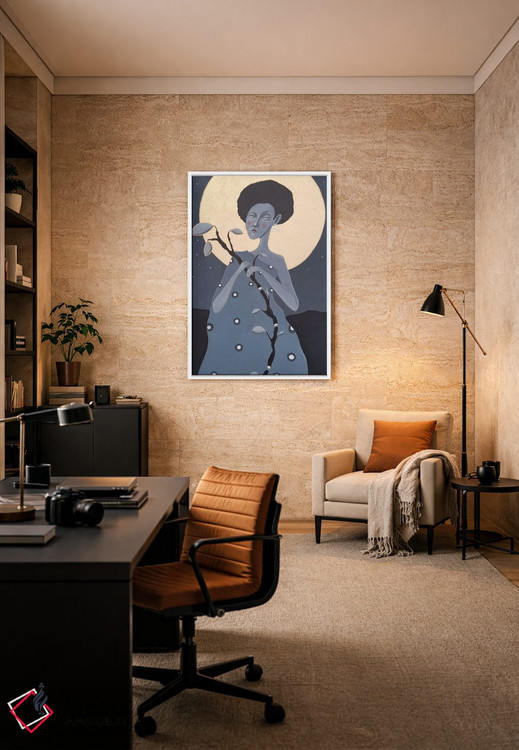 تابلو دکوراتیو مادر شب ۲ اثر ایرینا پاندوا - D5W