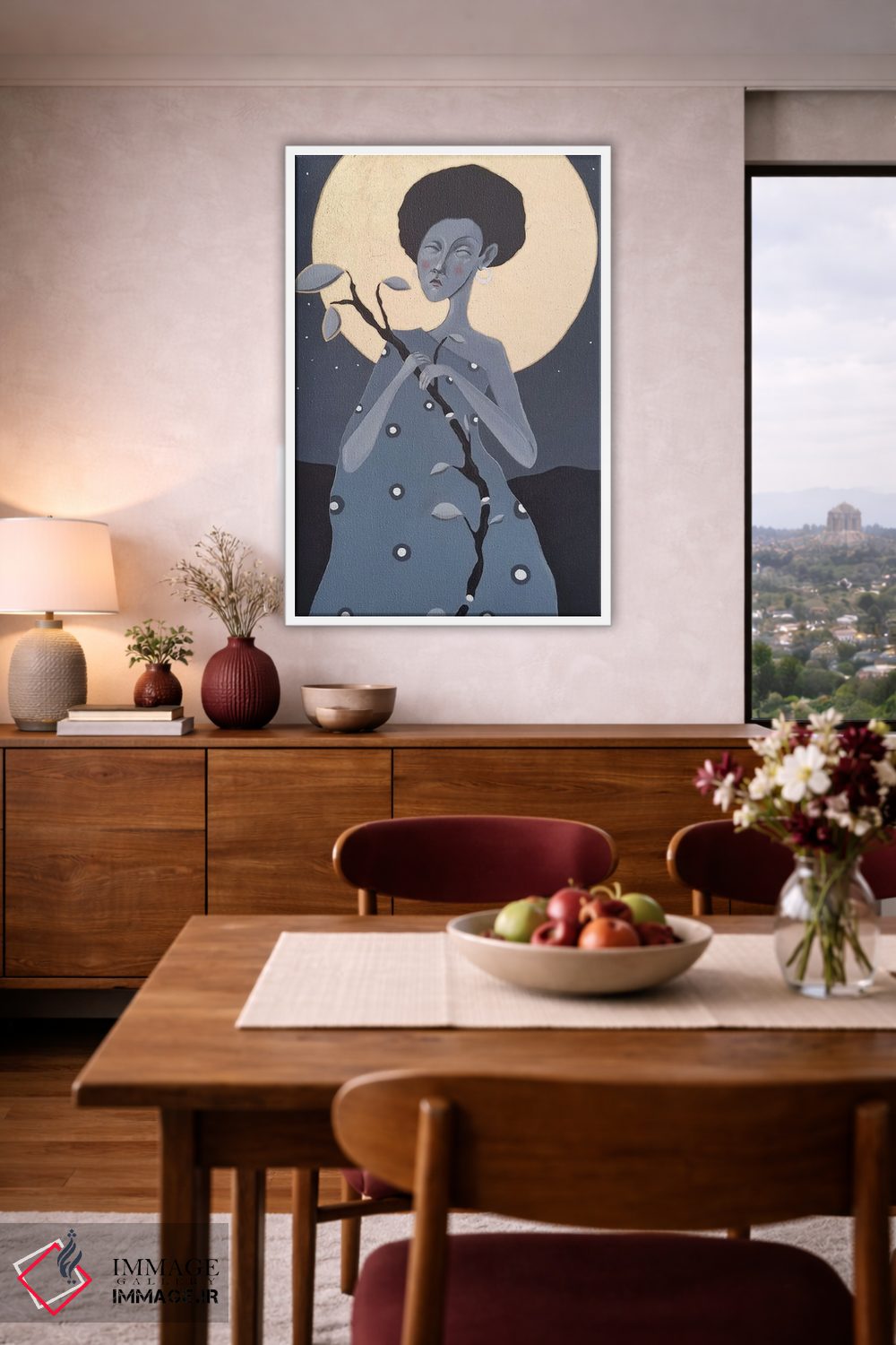 تابلو دکوراتیو مادر شب ۲ اثر ایرینا پاندوا - D4W