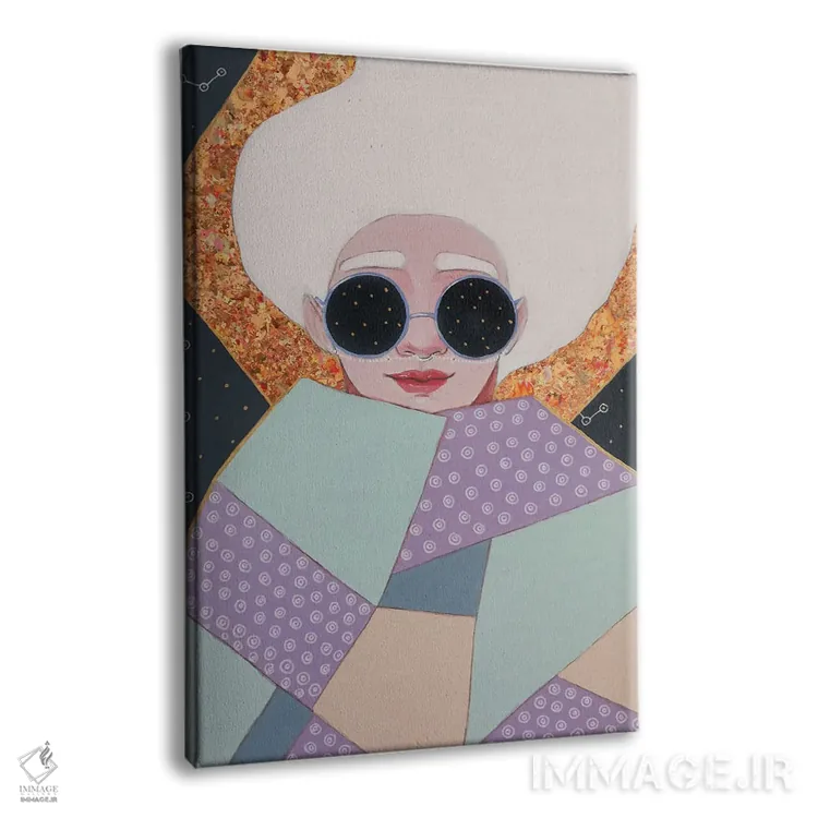 تابلو دکوراتیو ستاره بینی اثر ایرینا پاندوا - نمای پرسپکتیو محصول