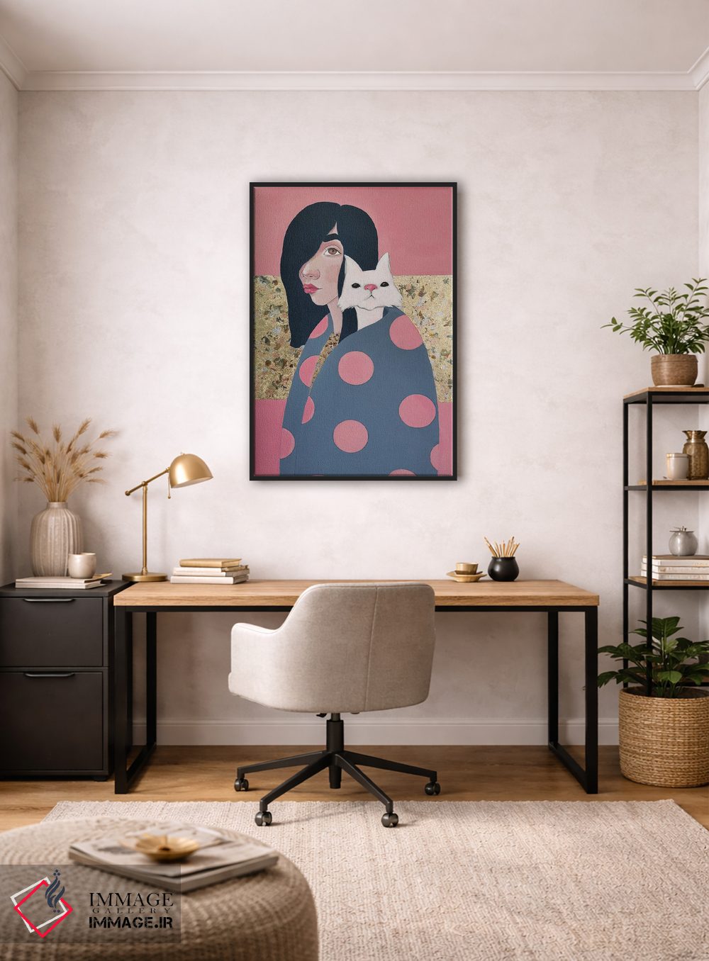 تابلو دکوراتیو آدم من اثر ایرینا پاندوا - D4B