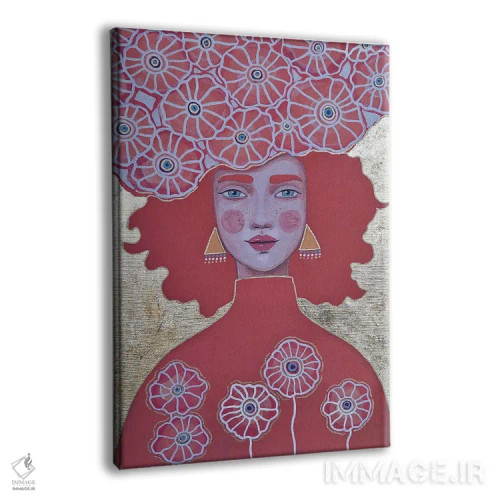 تابلو دکوراتیو طلایی اثر ایرینا پاندوا - نمای پرسپکتیو محصول