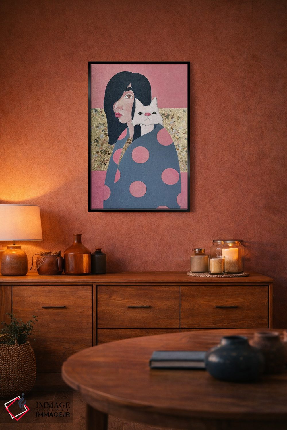 تابلو دکوراتیو آدم من اثر ایرینا پاندوا - D5B