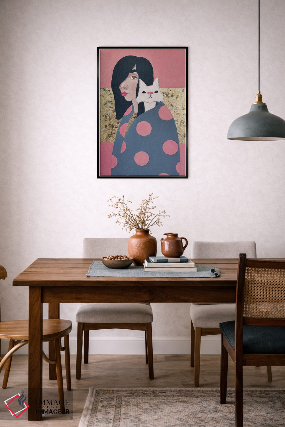 تابلو دکوراتیو آدم من اثر ایرینا پاندوا - D6B