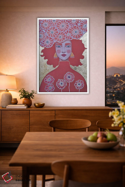 تابلو دکوراتیو طلایی اثر ایرینا پاندوا - D1W